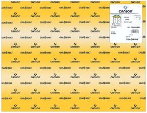 Paq 25 cartulinas iris 50x65 cm. color oro metalizada 230 g.