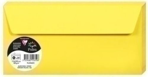 PAQ/20 SOBRE POLLEN 110X220 AMARILLO SOL
