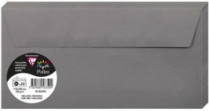PAQ/20 SOBRE POLLEN 110X220 COLOR GRIS ACERO