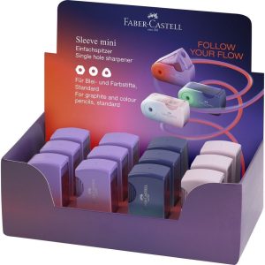 Exp 12 afilalapiz plástico con deposito sleeve mini flow edition