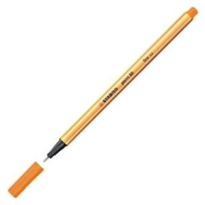 C/10 STABILO POINT 88 NARANJA Nº54 PUNTA DE FIBRA 0,4MM.