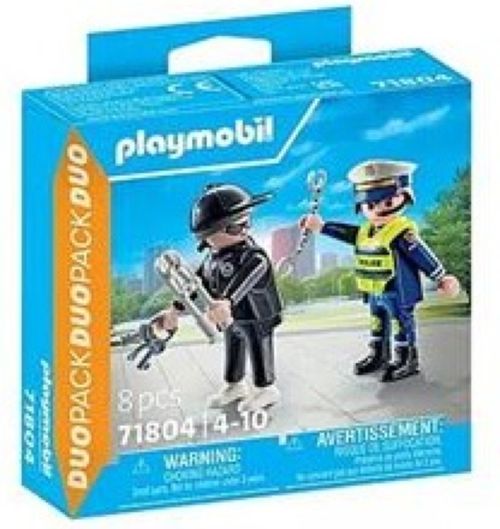 POLICIA Y LADRON PLAYMOBIL