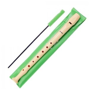 FLAUTA HOHNER 9805 MARFIL FUNDA VERDE