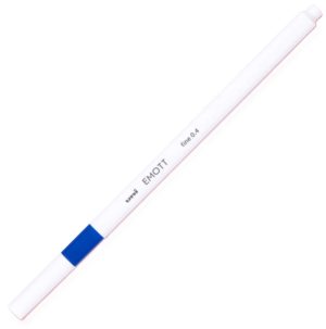 C/10 rotulador uni emott punta fina 0,4mm color azul nº33