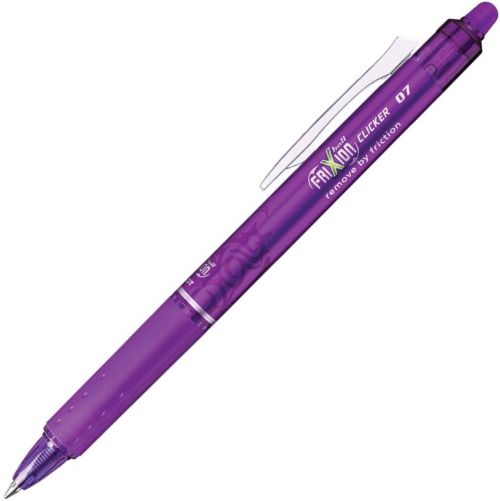 C/12 boligrafo frixion clicker ball 0,7mm violeta borrable