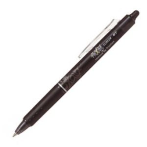 C/12 bolígrafo frixion clicker point 0,5mm negro borrable