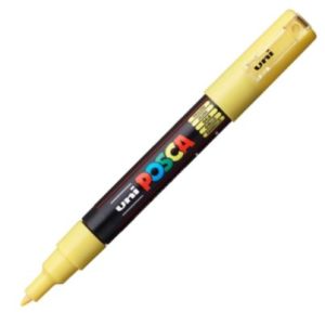 MARCADOR UNI-POSCA PC1M COLOR AMARILLO PUNTA 0,7MM PC1M2