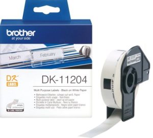 ROLLO 400 ETIQUETAS PAPEL 29MMX90MM BROTHER DK11204