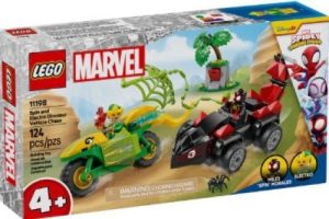 SPIN Y ELECTRO DUELO DE VEHICULOS DINOSAURIO LEGO