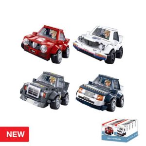 EXP 8 COCHE DE CARRERAS 156 PIEZAS 4 MODELOS MCAR SLUBAN