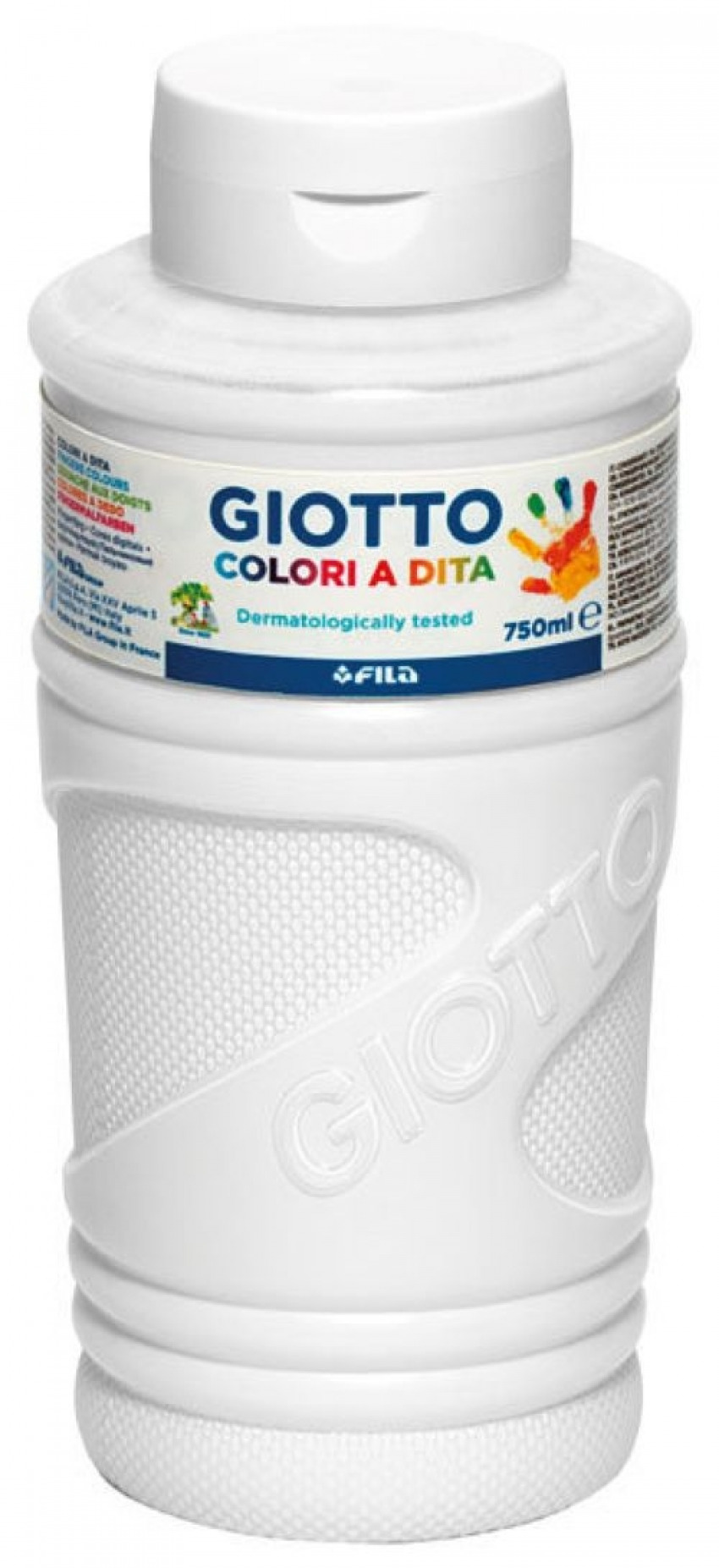 BOTE PINTURA DEDOS GIOTTO 750ML BLANCO