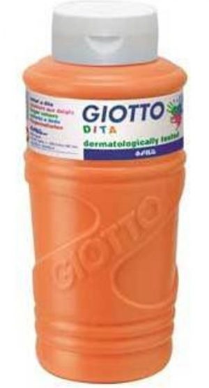 BOTE PINTURA DEDOS GIOTTO 750ML NARANJA