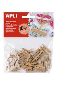 Bolsa 45 mini pinza madera natural