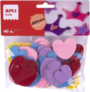 BOLSA CORAZONES DE FIELTRO SURTIDOS