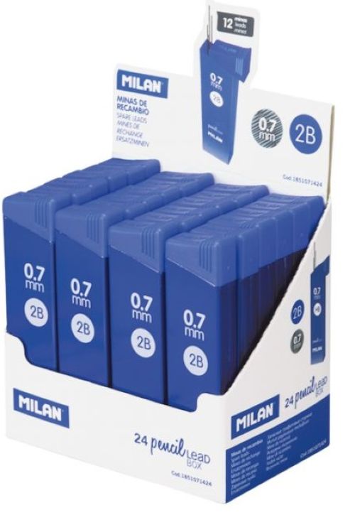 Exp 24 cajas con 12 minas grafito 0,7mm 2b