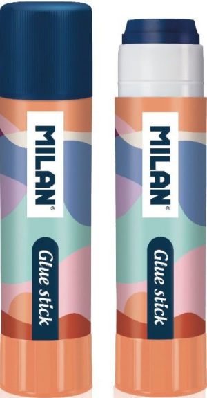 Exp 12 barras pegamento color azul milan 21g
