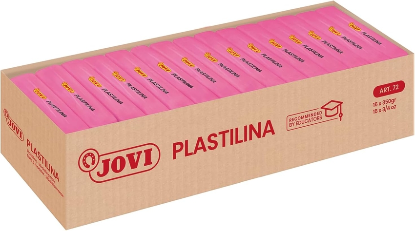 C/15 TACOS PLASTILINA JOVI 72 GRANDE 350G. ROSA