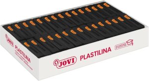 C/30 TACOS PLASTILINA JOVI 70 PEQUEÑA 50G. NEGRO