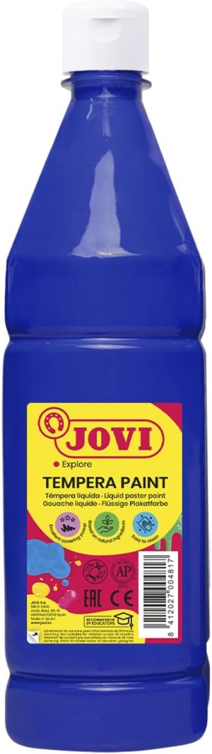 Bote tempera liquida jovi 1000ml azul oscuro