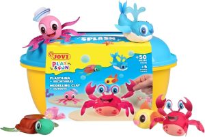 Cofre de plastilina splash con complementos y recortables