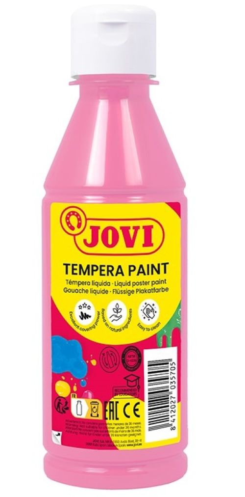 Bote tempera liquida jovi 250ml rosa