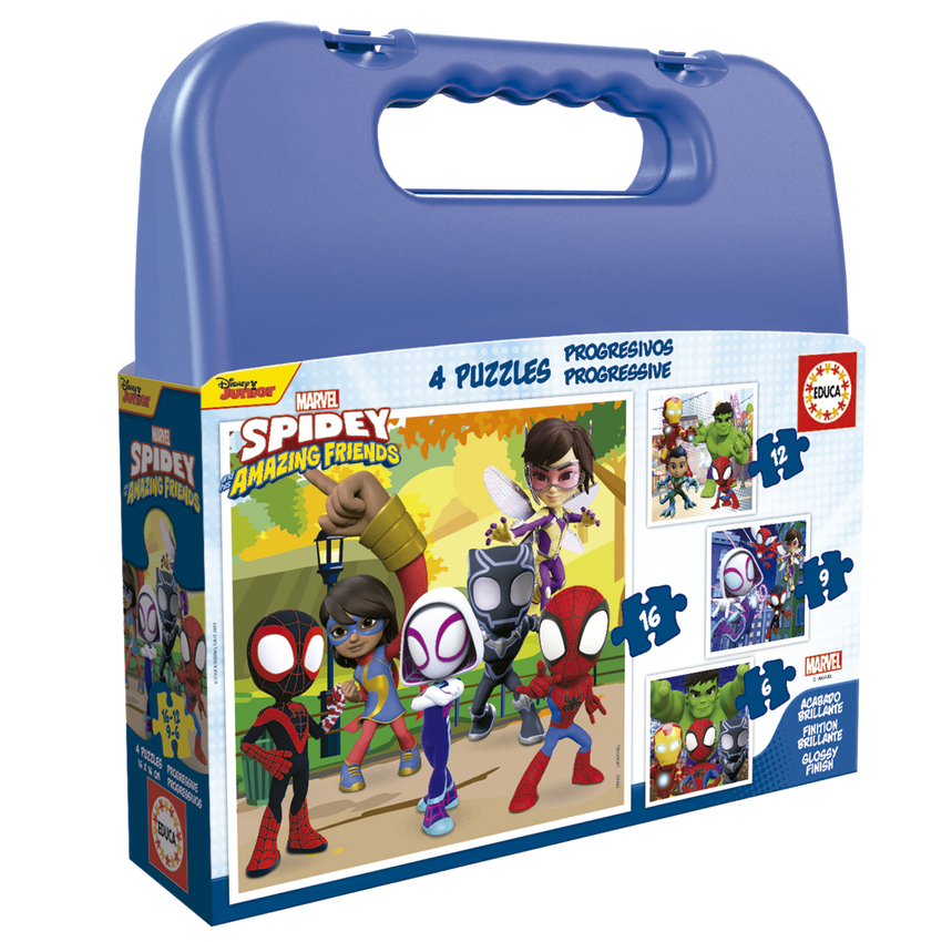 MALETA PROGRESIVA SPIDEY &HIS AMAZING FRIENDS 6 9 12 16PZS