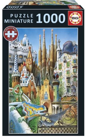 PUZZLE MINIATURE 1000 PIEZAS GAUDI