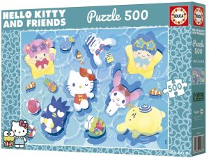 PUZZLE 500 PIEZAS HELLO KITTY AND FRIENDS