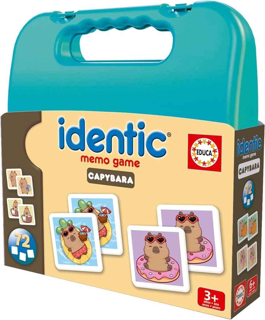 JUEGO IDENTIC 72 CAPYBARAS MEMO GAME