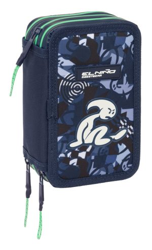 PLUMIER TRIPLE 37 PIEZAS EL NIÑO NAVY 12,5x19,5x5,5cm