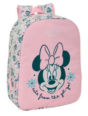 MOCHILA INFANTIL ADAPTABLE CARRO FRONT-INTER MINNIE MOUSE MINTY 26x34x11cm