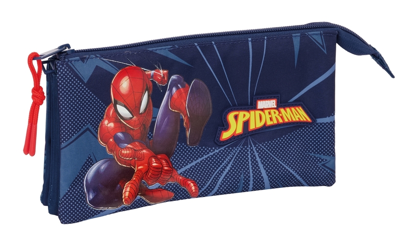 PORTATODO TRIPLE SPIDER-MAN 22x12x3cm