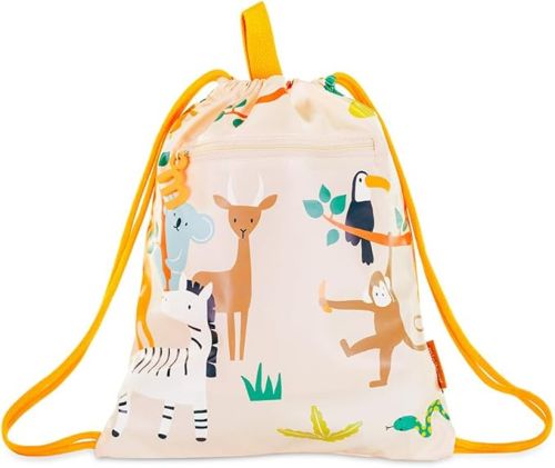SACO PLANO INFANTIL IMPERMEABLE PARA NIÑOS JUNGLE