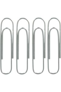 Pack 10 cajas con 100 clips galvanizados 42mm nº 3 grafoplas