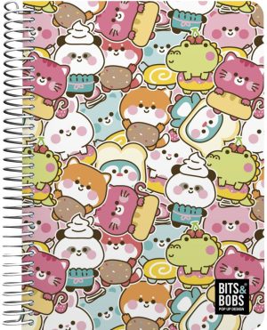 CUADERNO PP 4º 80H 90G C4MM B&B KAWAII 14,8x21,2x1,6cm