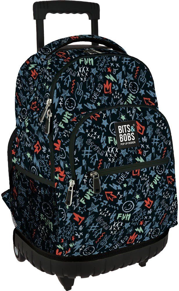 MOCHILA ROLLER B&B PEACE 37x52x25cm