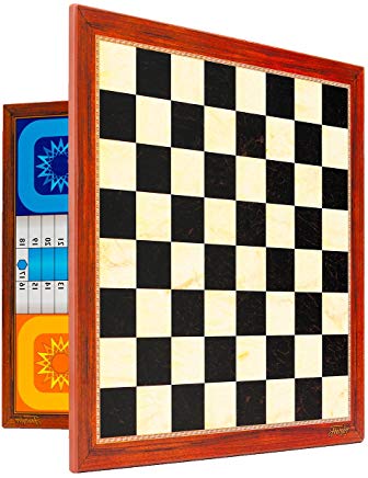 TABLERO GRANDE PARCHIS/AJEDREZ 4 JUGADORES 40X40CM