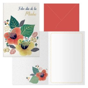 PACK 6 TARJETAS FELICITACION MODELO SWEET 11,5X17CM
