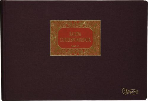 LIBRO SALIDA CORRESPONDENCIA Fº APAISADO 100 HOJAS
