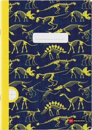 CUADERNO GRAPA A4 48H HOR 90G MINI FOSSIL 210x297mm