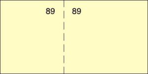 PAQ/20 TALONARIO DE CAJA T29 AMARILLO 10,77X5CM AMARILLO