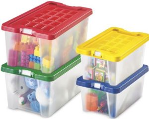 CAJA MULTIUSOS 37X22X16CM POLIPROPILENO COL. SURTIDOS