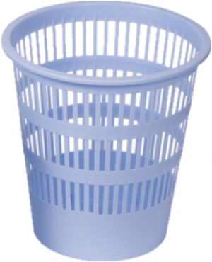 PAPELERA AZUL PASTEL