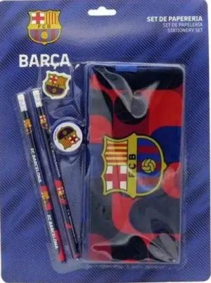 SET PAPELERIA FC BARCELONA PORTATODO TRIPLE