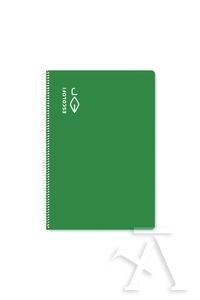 PAQ/5 BLOC Fº 50H 70G MILIMETRADO 2X2X16 ESCOLOFI VERDE