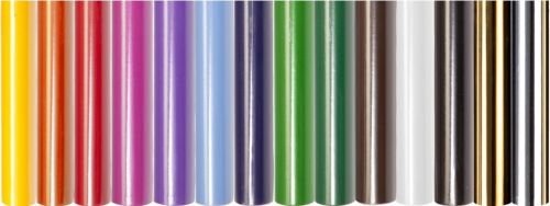 ROLLO FILM AUTOADHESIVO 0,5X15M 70 MICRAS AMARILLO MATE