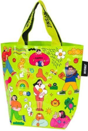 Bolsa woven bag pequeña 35x31x15cm pp grirls time