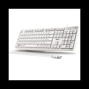TECLADO NGS HERITAGE USB 12 TECLAS MULTIMEDIA BLANCO