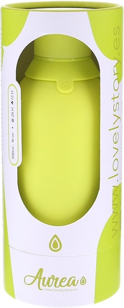 BOTELLA TERMICA ACERO INOXIDABLE 500ML PISTACHO