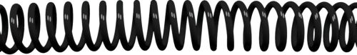 C/25 ESPIRAL PLASTICA NEGRO 10MM PASO 5:1